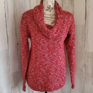 CALVIN KLEIN SPECKLED COWL NECK SWEATER